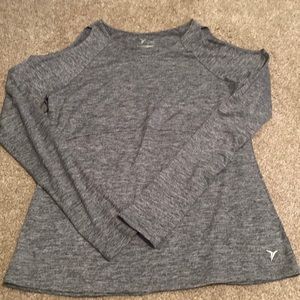 Large Old Navy Long Sleeve Workout Top